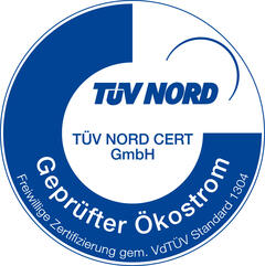 TÜV Nord - geprüfter Ökostrom